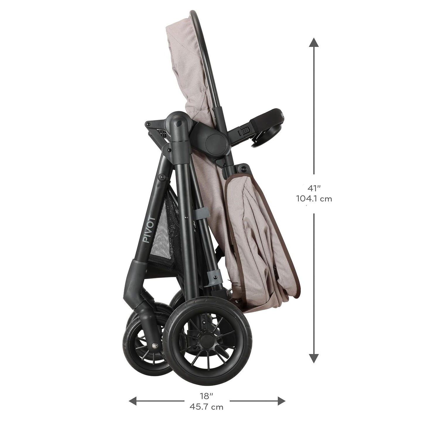 Evenflo Pivot Modular Travel System with LiteMax (Desert Tan)