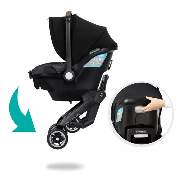 Evenflo Shyft DualRide Travel System BOONE GRAY NEW