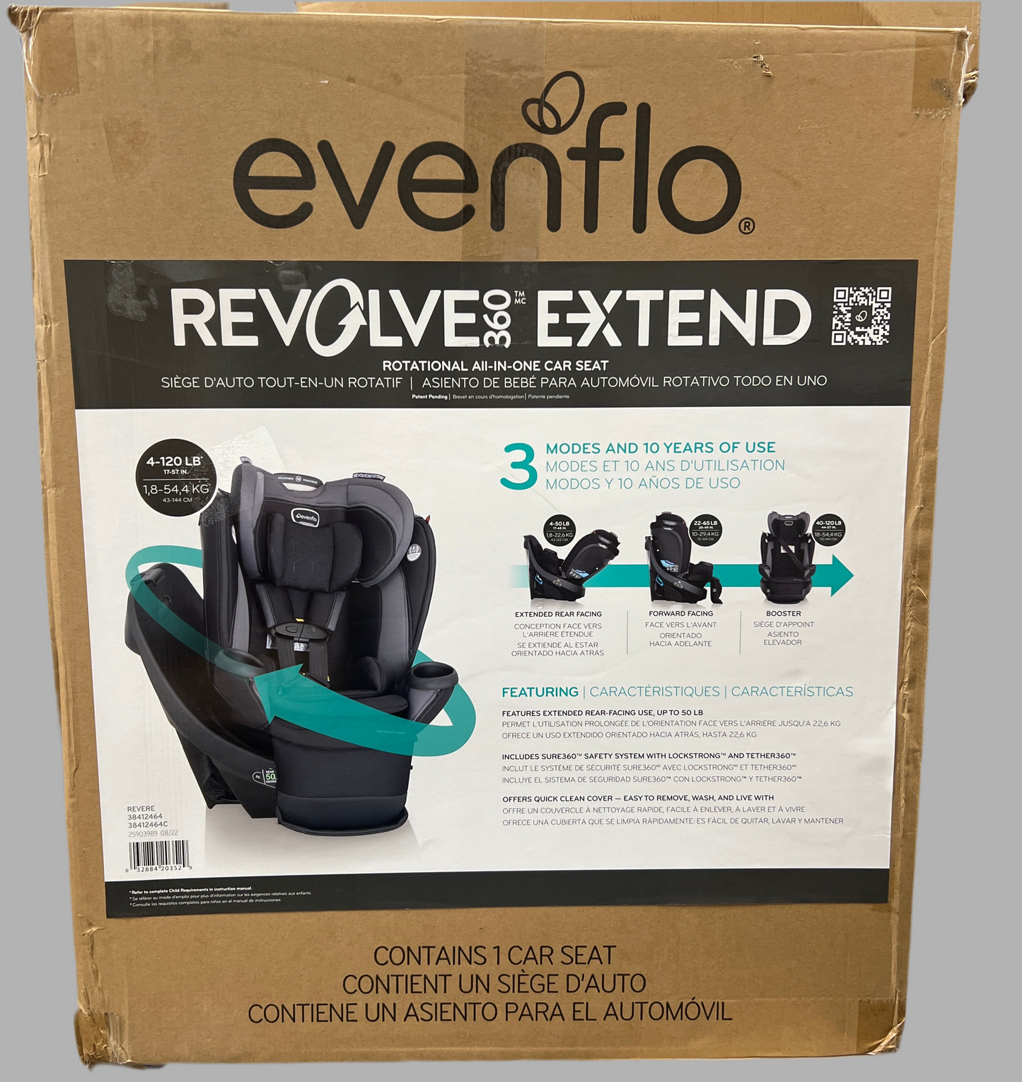 Evenflo Revolve360 Extend (REVERE GRAY)