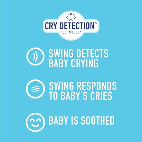 Graco - Sense2Soothe Swing with Cry Detection Technology - Sailor (OPEN BOX)