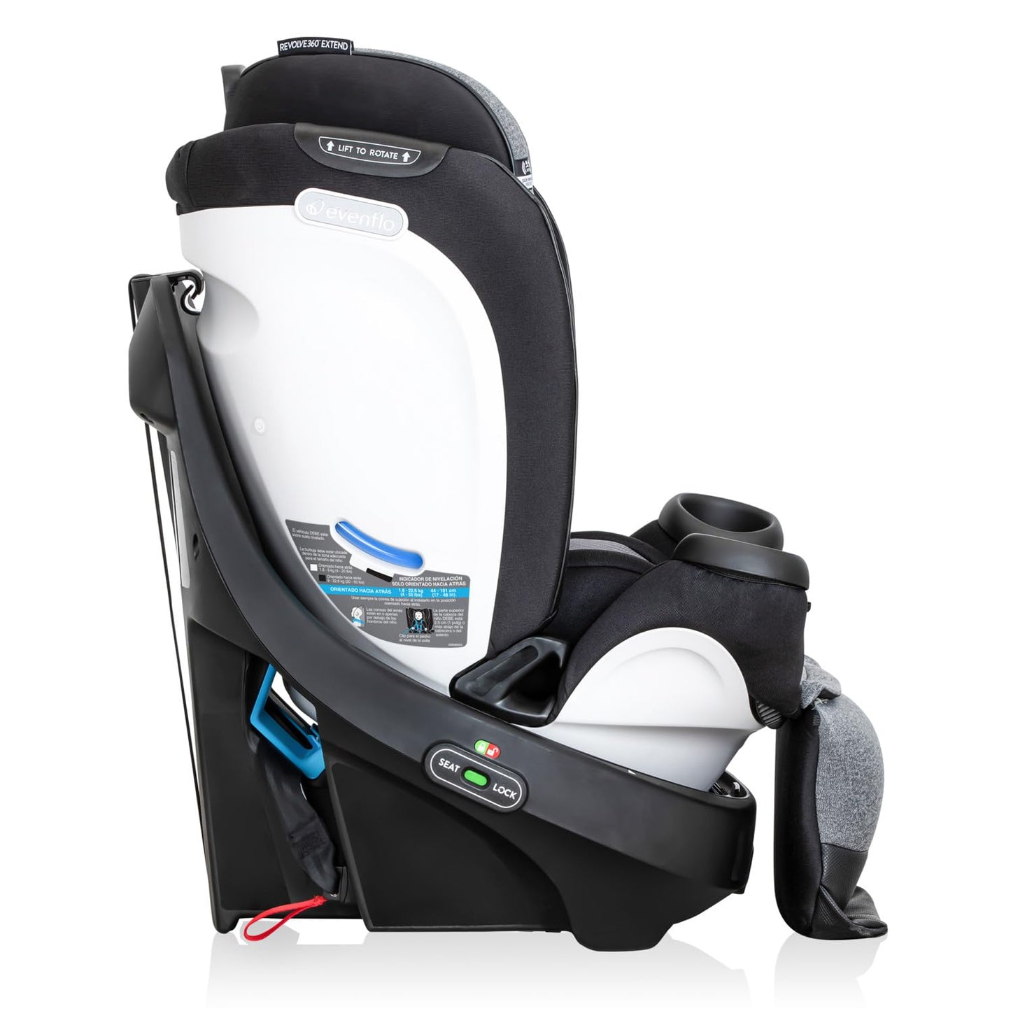 Evenflo Gold Revolve360 Extend with SensorSafe (moonstone grey)