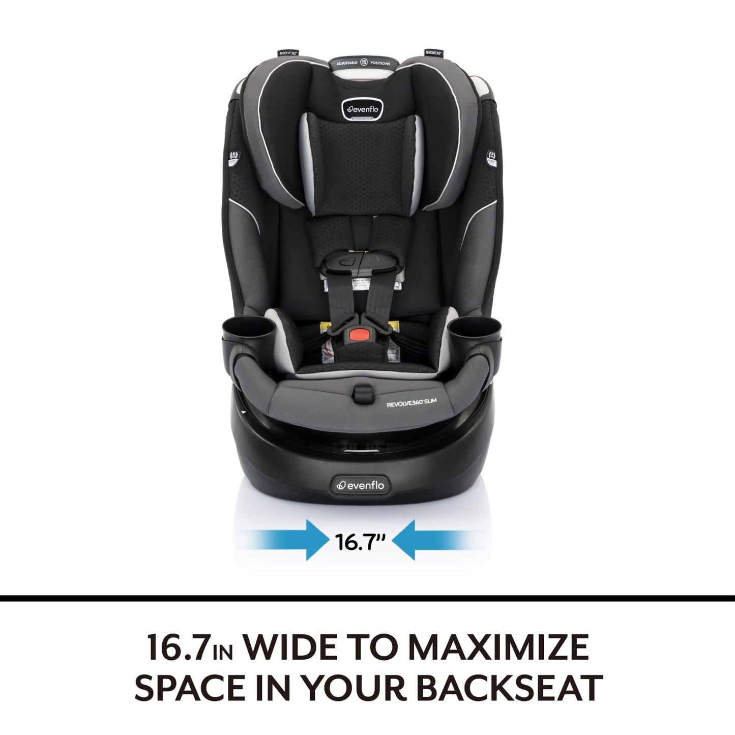 Evenflo Revolve360 Slim 2-in-1 Car Seat (canton black)