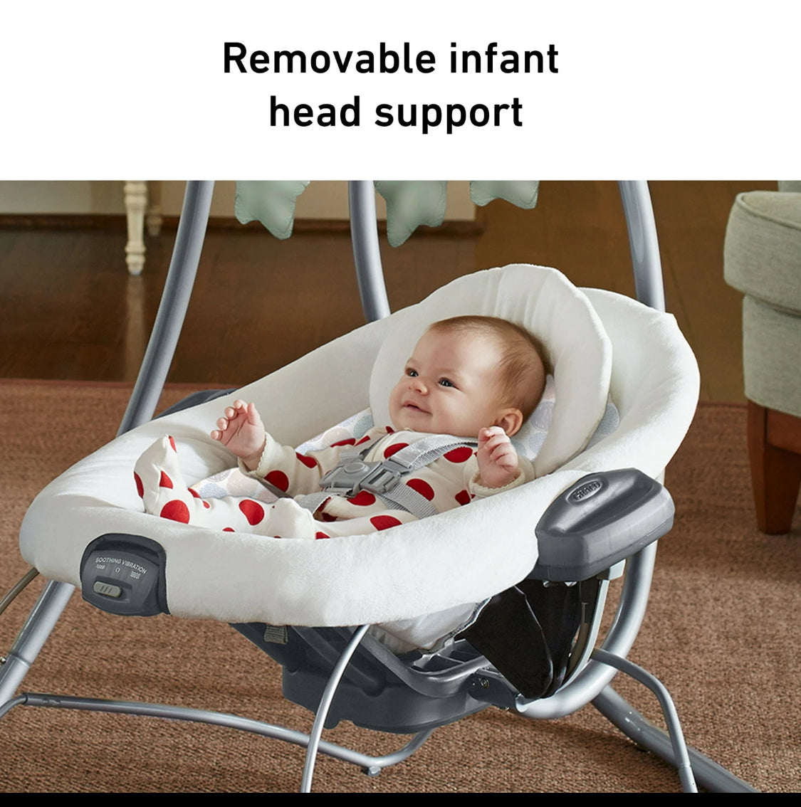 Graco Simple Sway 2-in-1 Baby Swing, Emersyn OPEN BOX