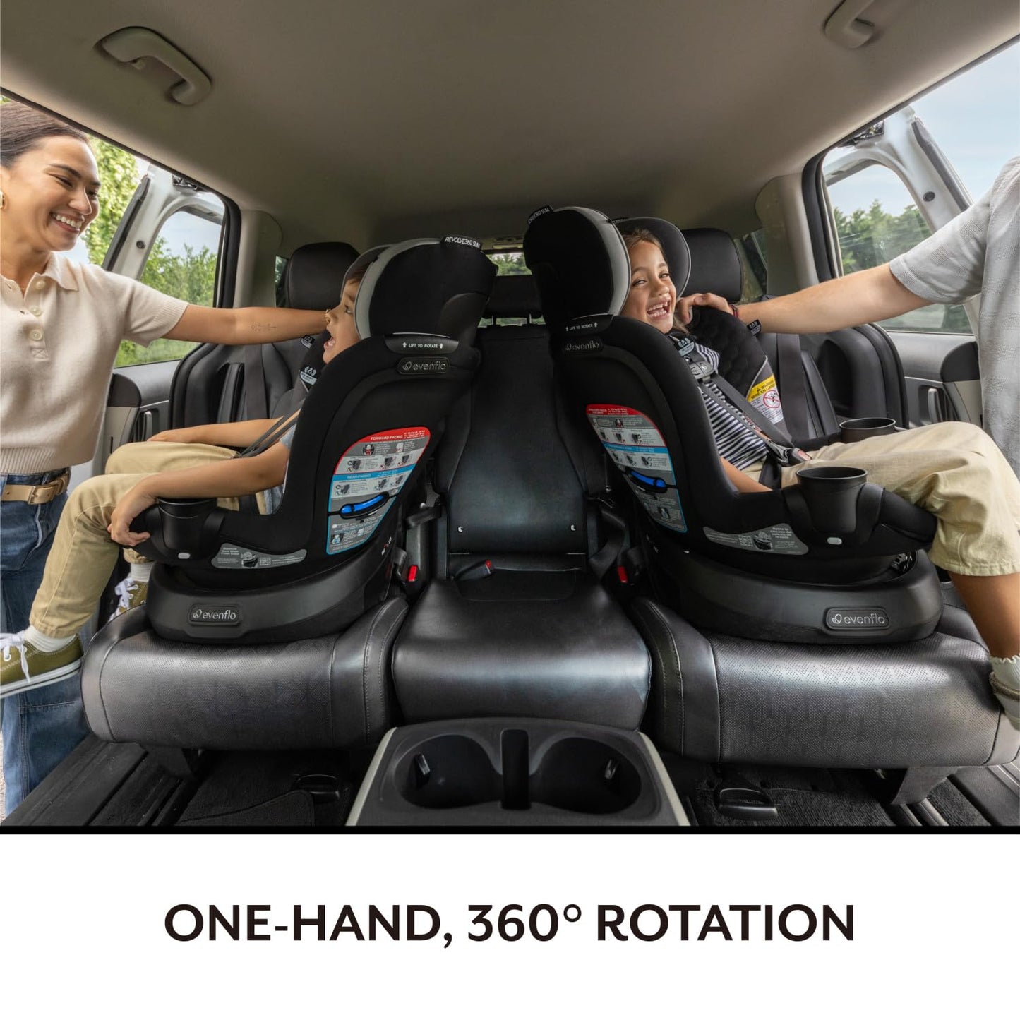 Evenflo Revolve360 Slim 2-in-1 Car Seat (canton black)
