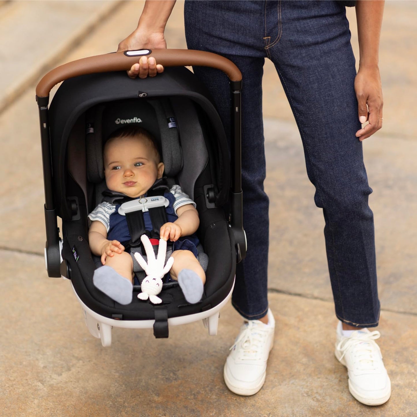 Evenflo Shyft DualRide Travel System opal pink