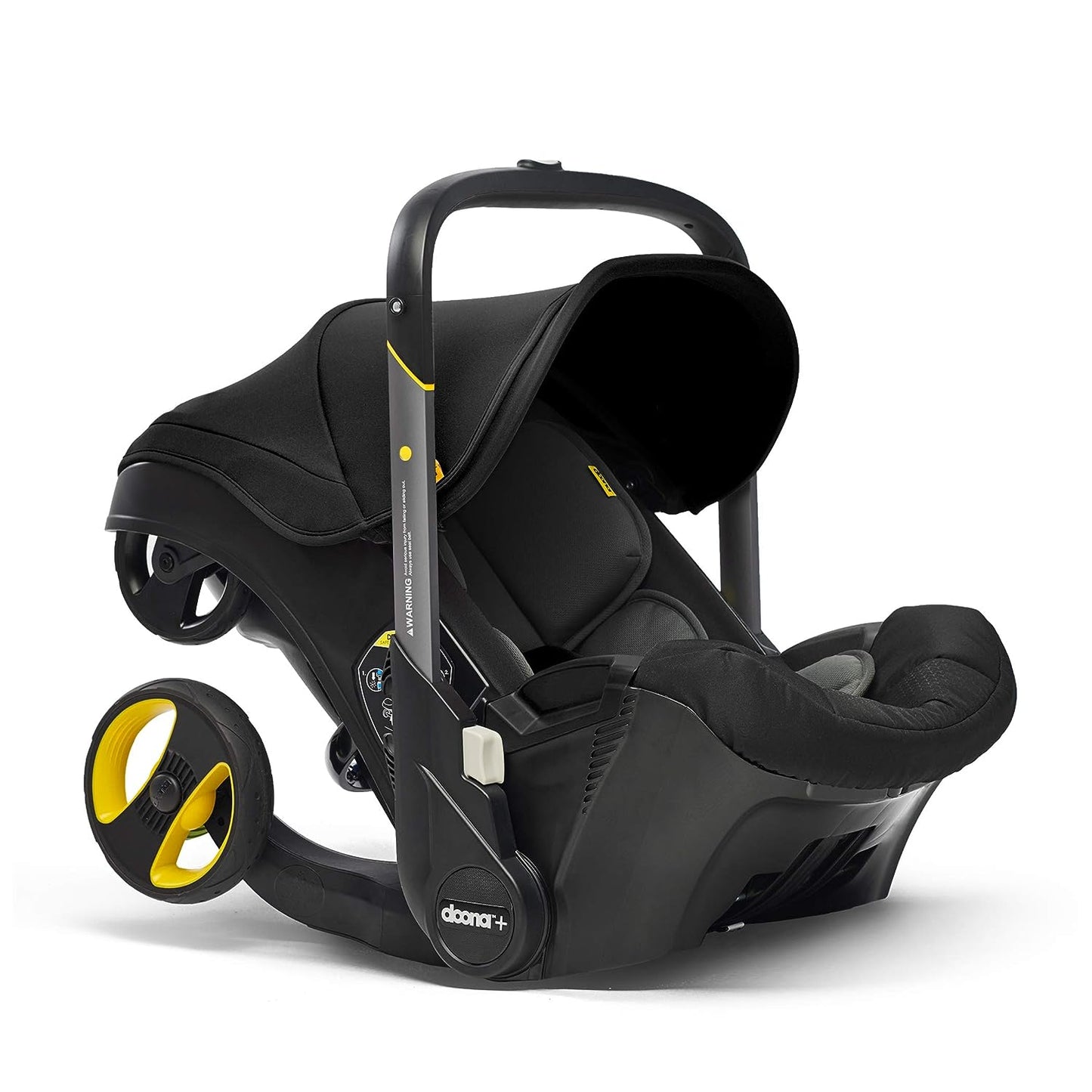 Doona Infant Car Seat & Latch Base Rear Facing Car Seat to Stroller in Seconds Nitro Black (2024)