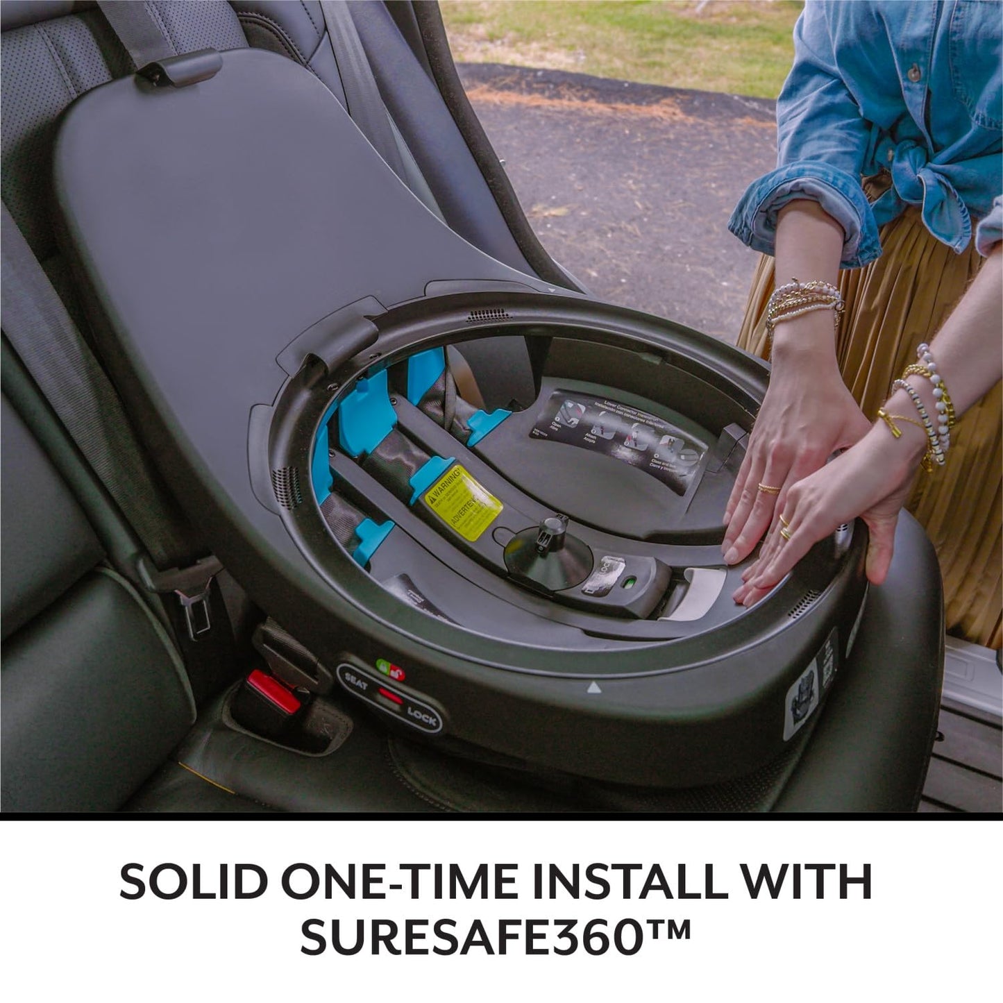 Evenflo Gold Revolve360 Extend with SensorSafe (moonstone grey)