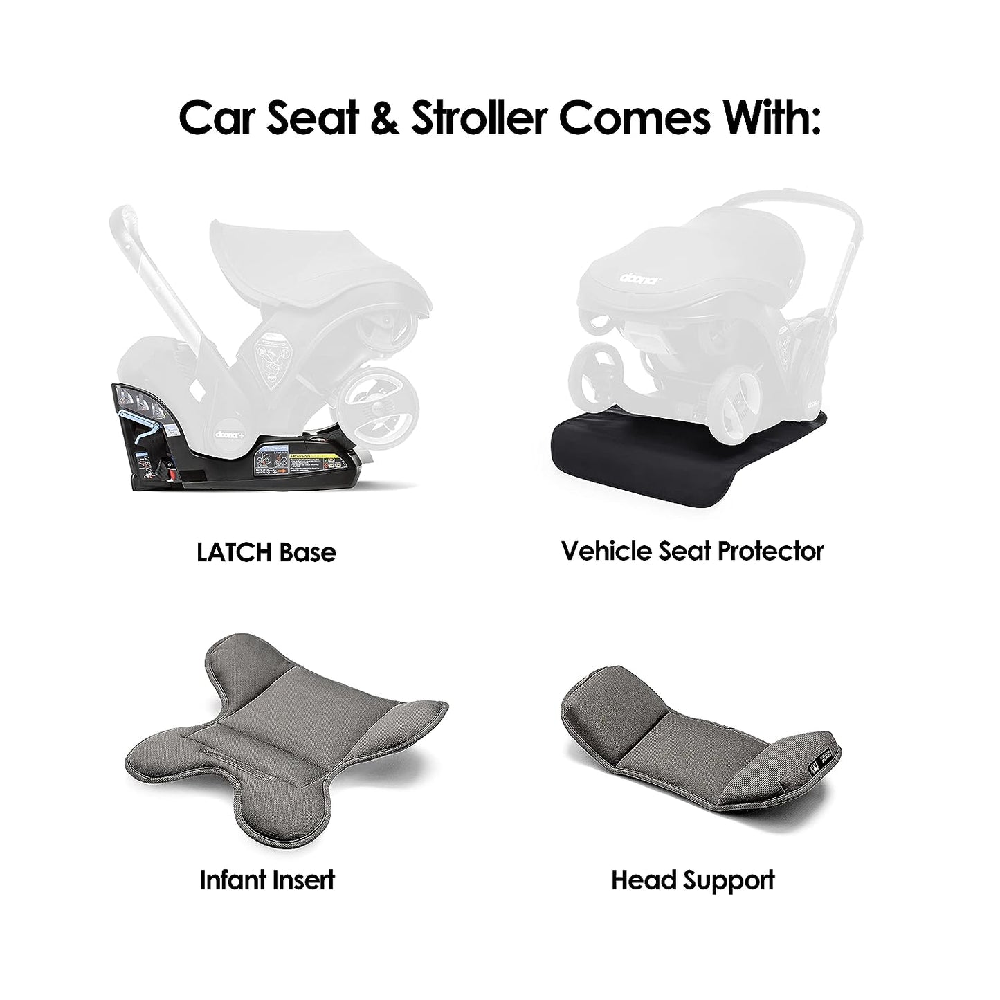 Doona Infant Car Seat & Latch Base - Rear Facing , Car Seat to Stroller in Seconds - US Version, Royal Blue (09/23)