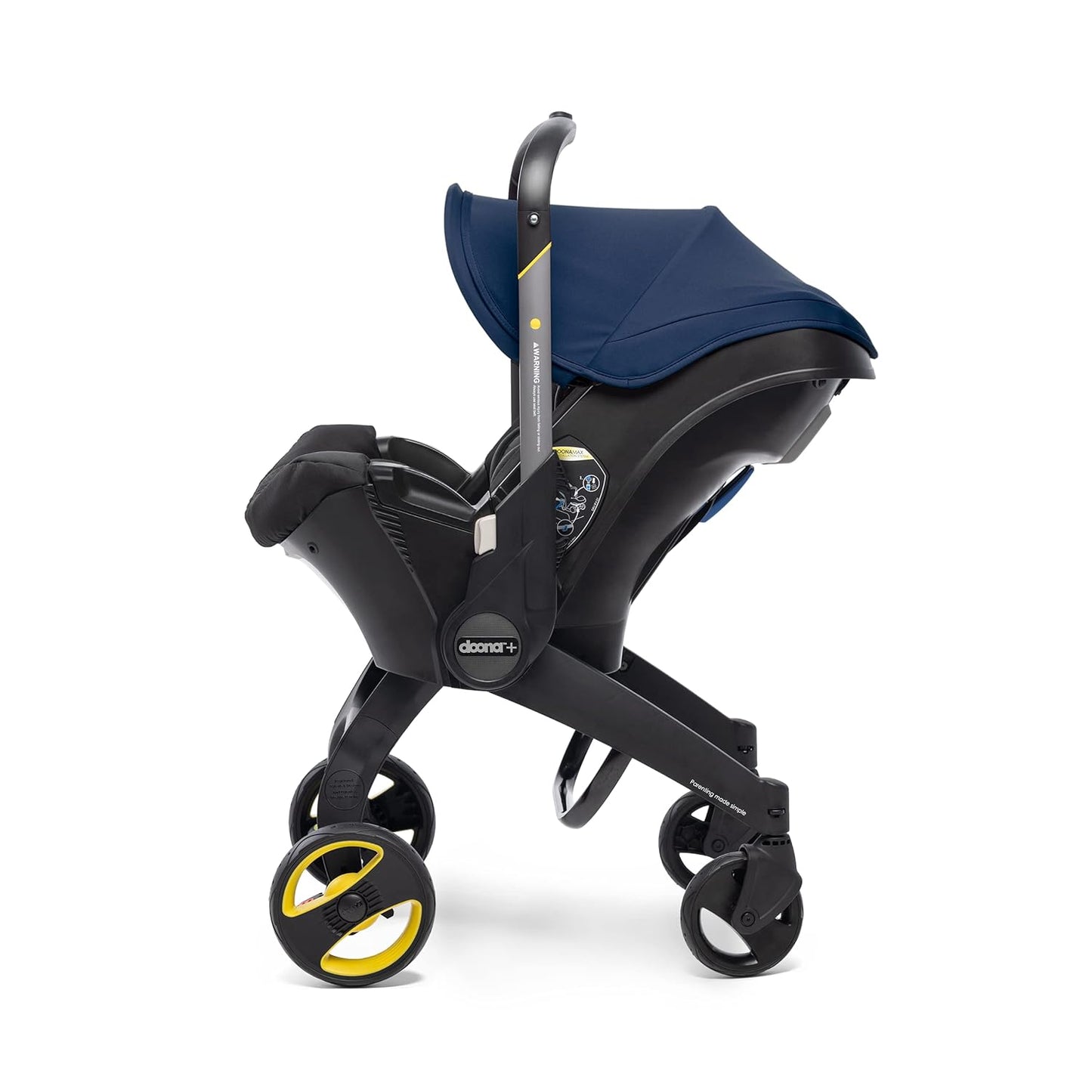 Doona Infant Car Seat & Latch Base - Rear Facing , Car Seat to Stroller in Seconds - US Version, Royal Blue (09/23)