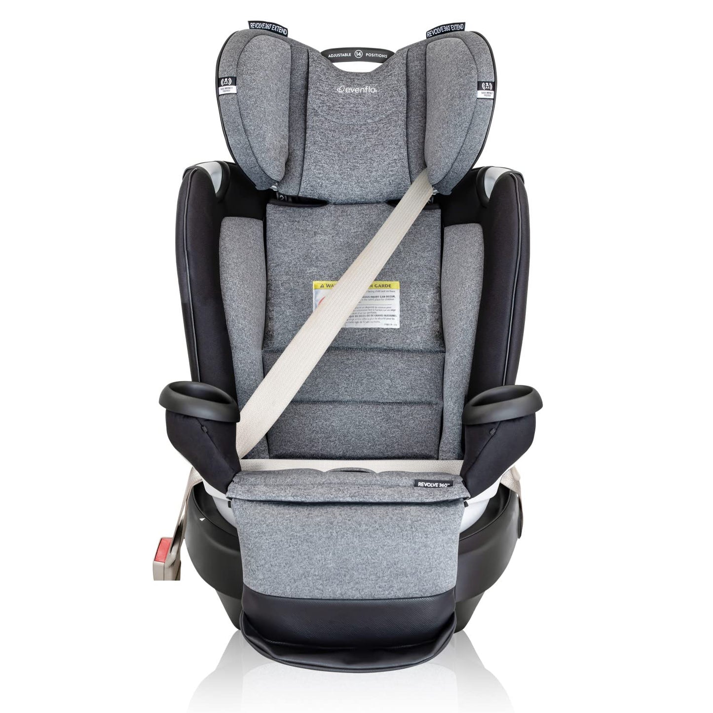 Evenflo Gold Revolve360 Extend car seat with SensorSafe (moonstone grey)