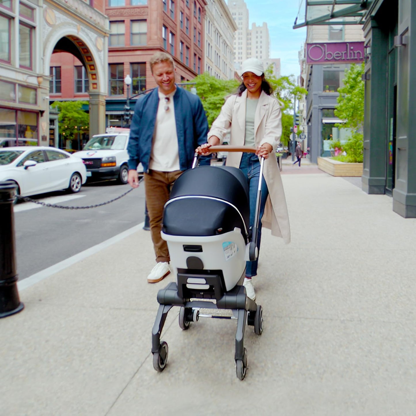 Evenflo Shyft DualRide Travel System opal pink