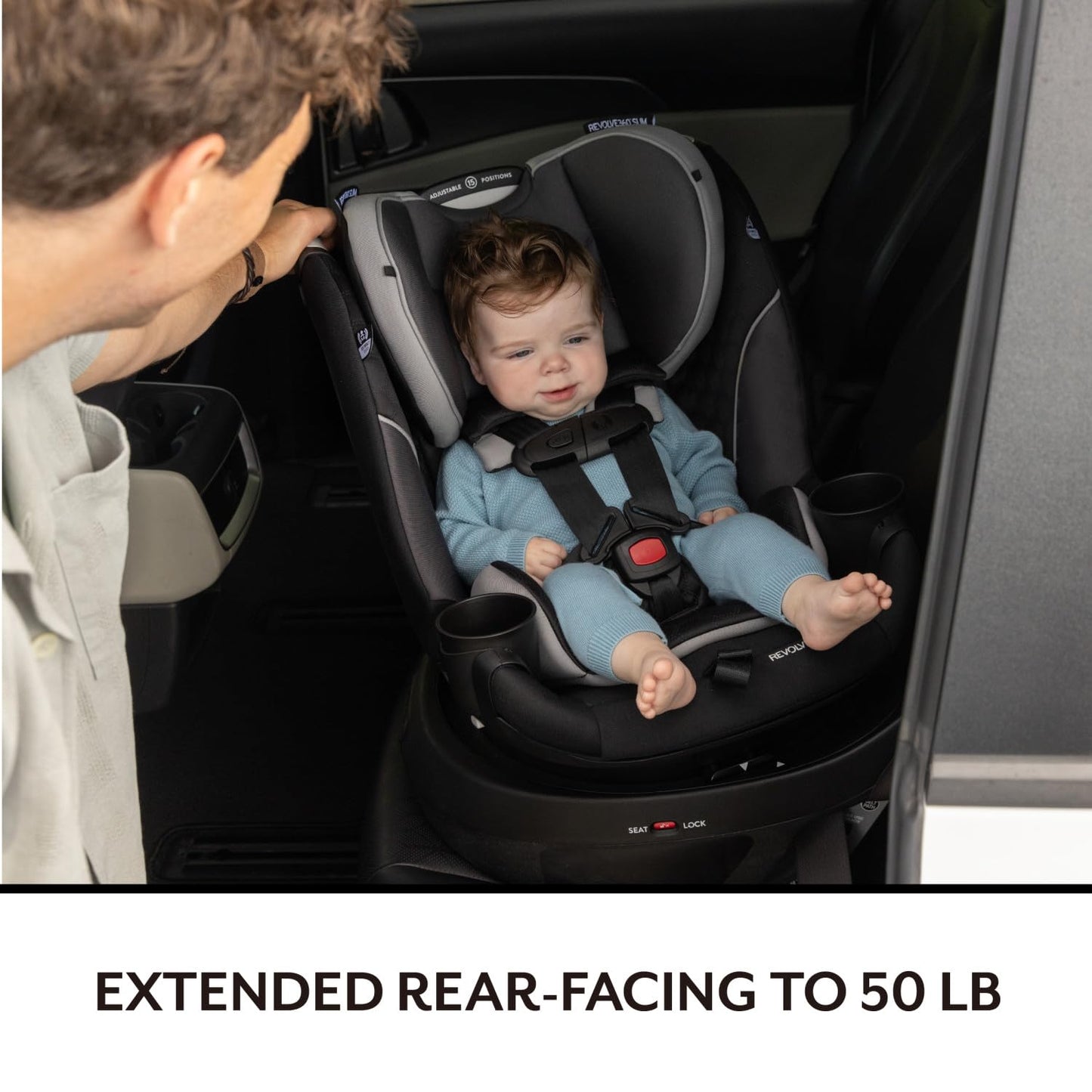Evenflo Revolve360 Slim 2-in-1 Car Seat (canton black)