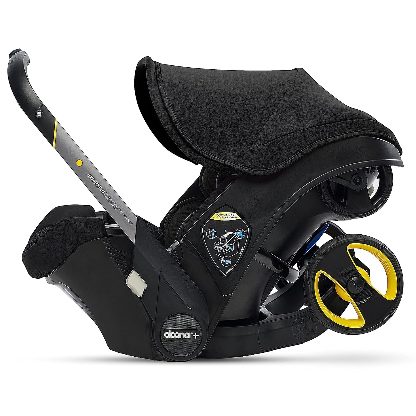 Doona Infant Car Seat & Latch Base, Rear Facing, Car Seat to Stroller in Seconds, Nitro Black 2024