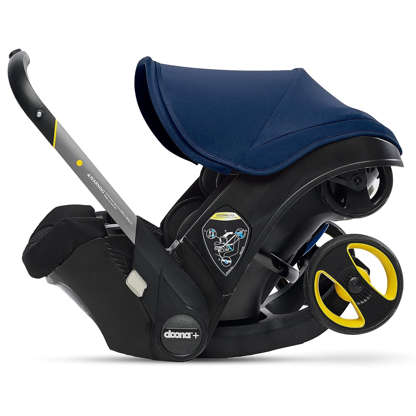 Doona Infant Car Seat & Latch Base - Rear Facing , Car Seat to Stroller in Seconds - US Version, Royal Blue (09/23)