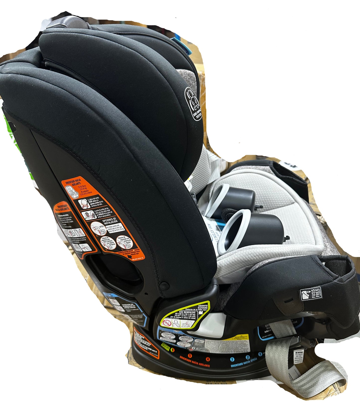Graco 4Ever DLX SnugLock Grow 4-in-1 Car Seat, Henry
