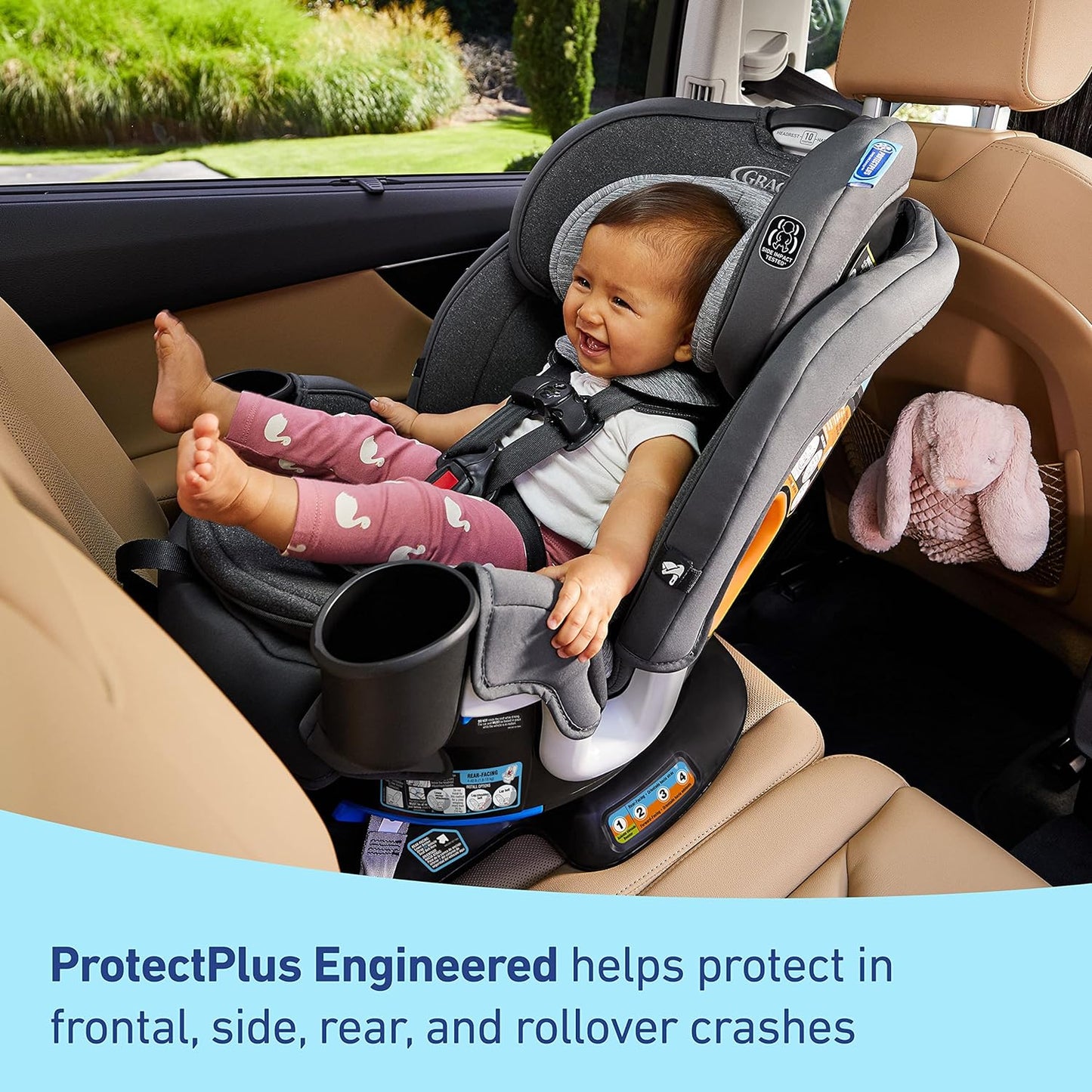 Graco Turn2Me 3-in-1 Car Seat, Rotating Car Seat, Cambridge (2024)