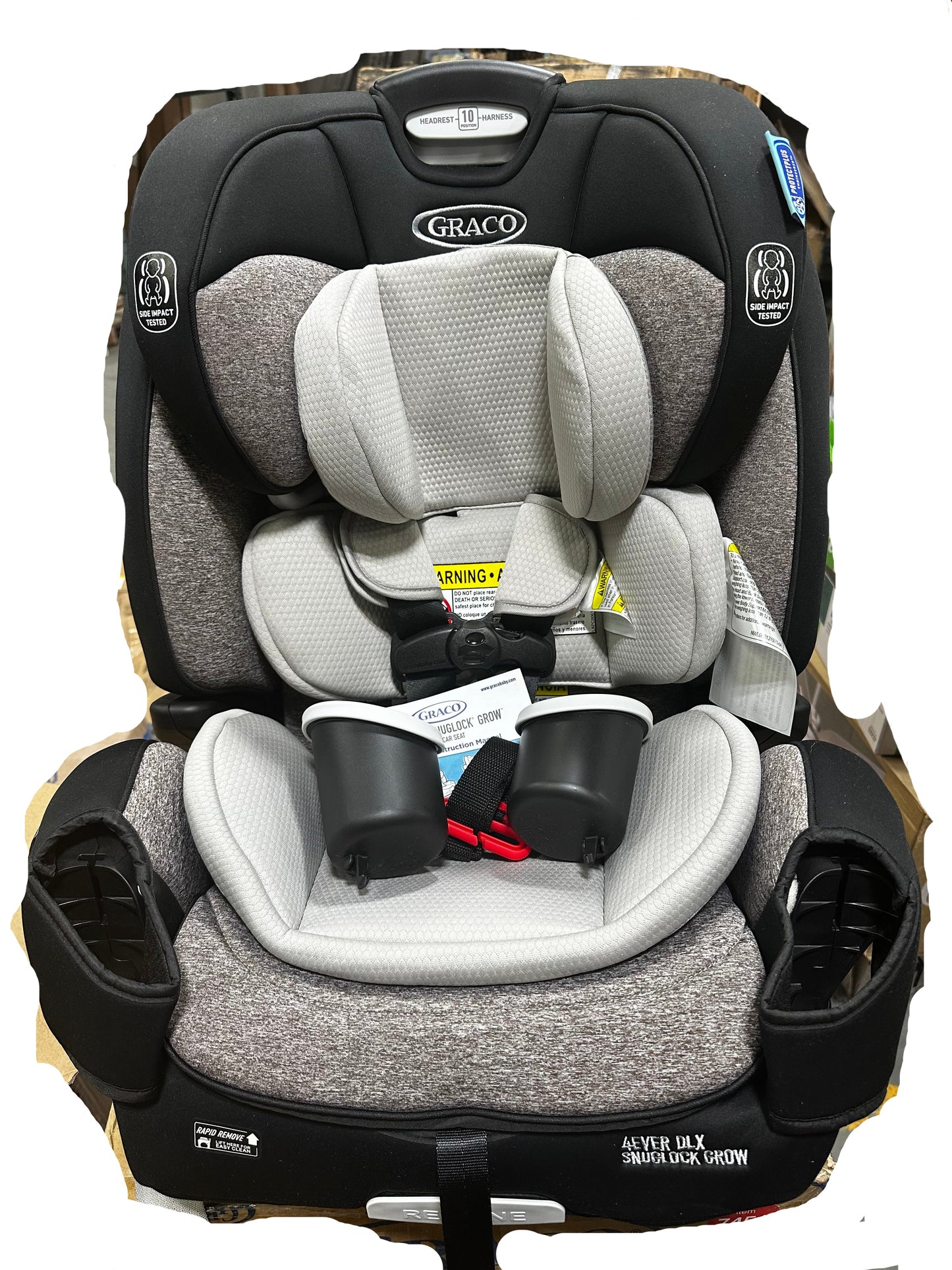 Graco 4Ever DLX SnugLock Grow 4-in-1 Car Seat, Henry
