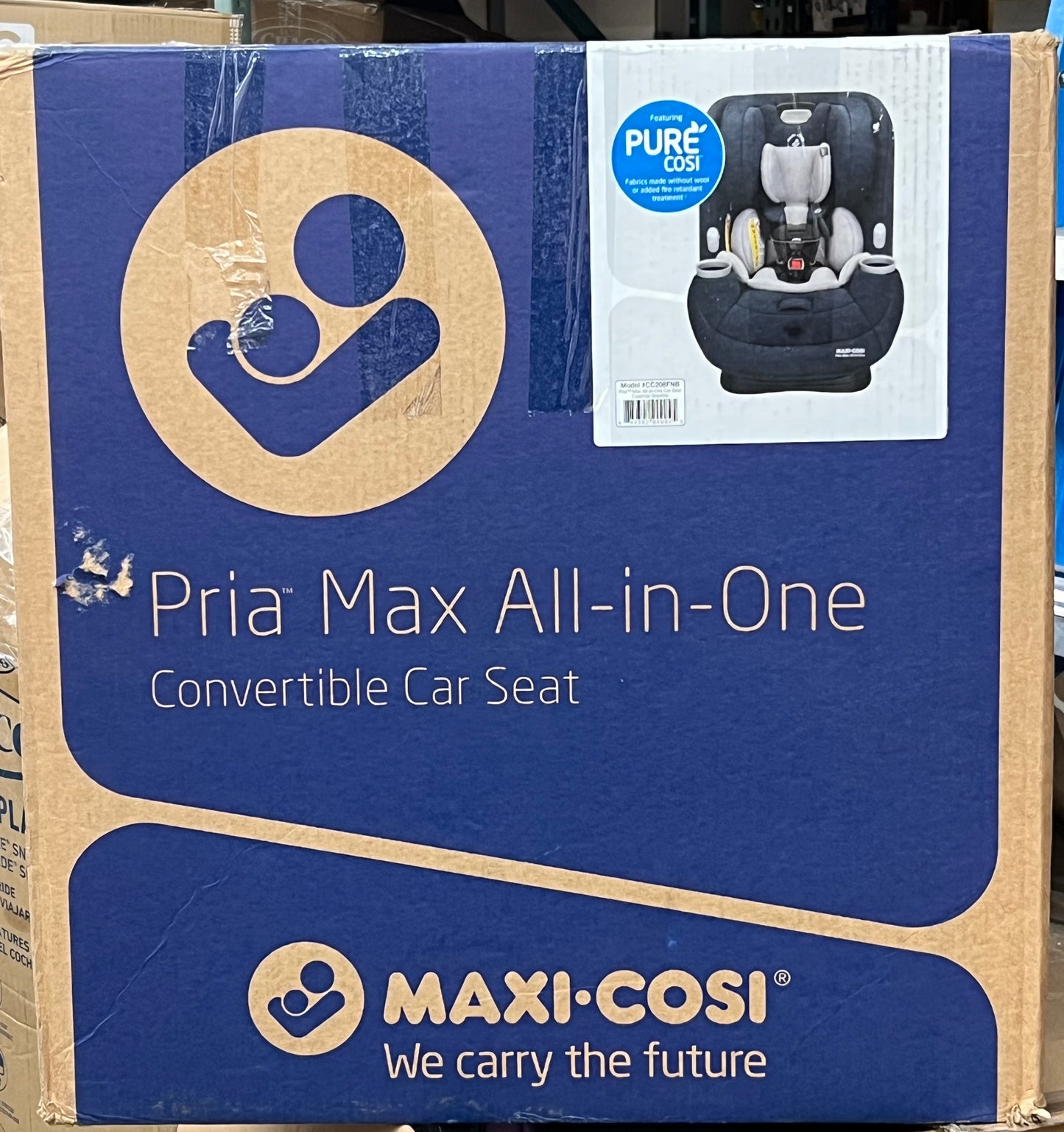 Maxi-Cosi Pria Max All-in-One Convertible Car Seat, Pure COSI, Essential Graphite