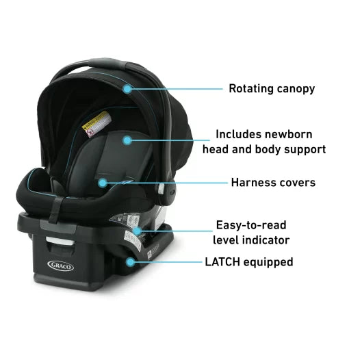 Graco SnugRide SnugLock 35 Infant Car Seat, Harleigh 2022