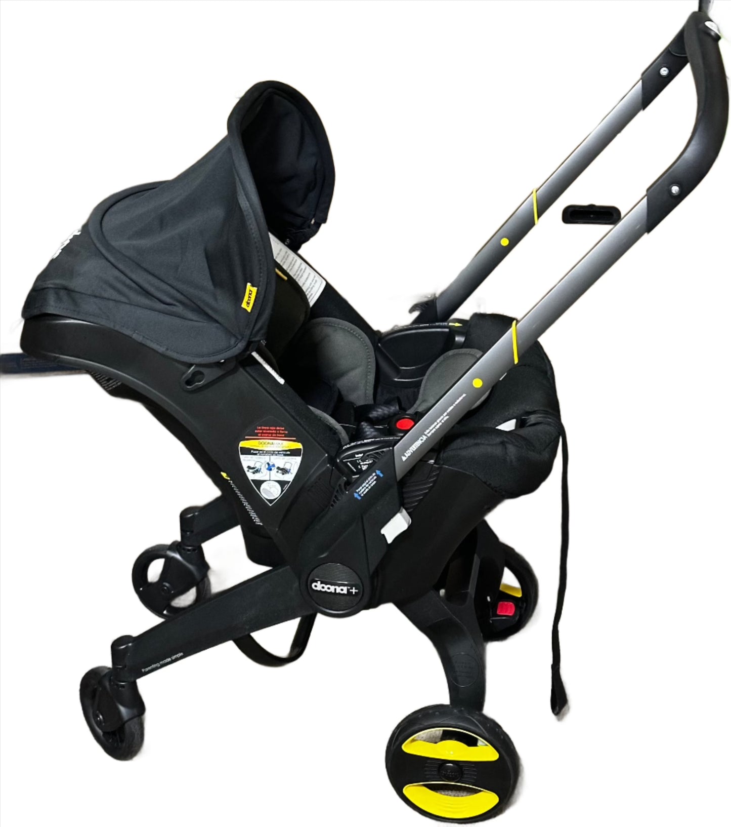 Doona Infant Car Seat & Latch Base, Rear Facing, Car Seat to Stroller in Seconds, Nitro Black 2024