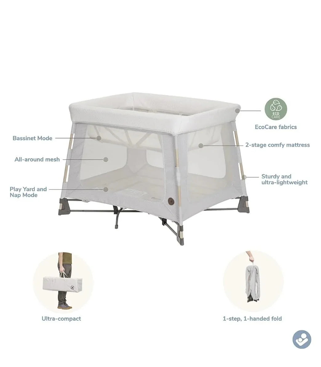Maxi Cosi Swift Play Yard in Onyx Sand
