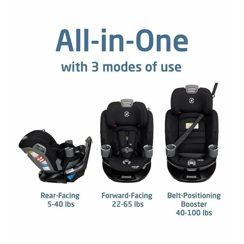 Maxi-Cosi Emme 360 All-in-One Rotational Convertible Car Seat, Urban Wonder