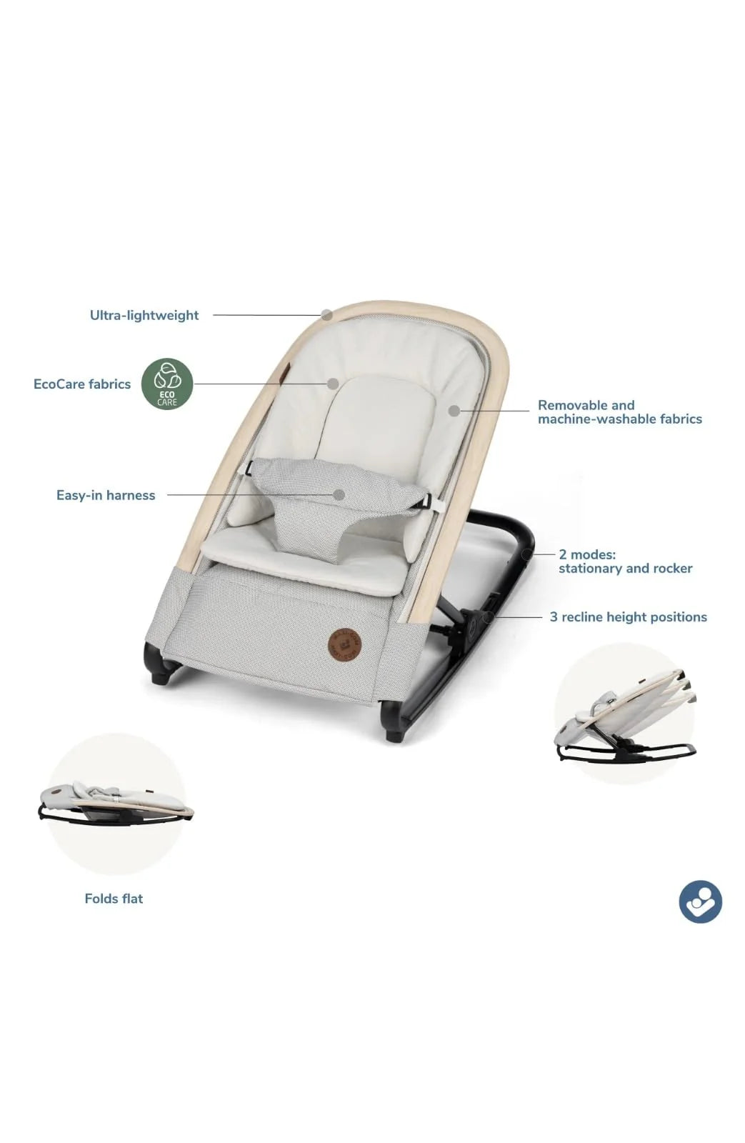 Maxi Cosi Kori Rocker in Onyx Sand