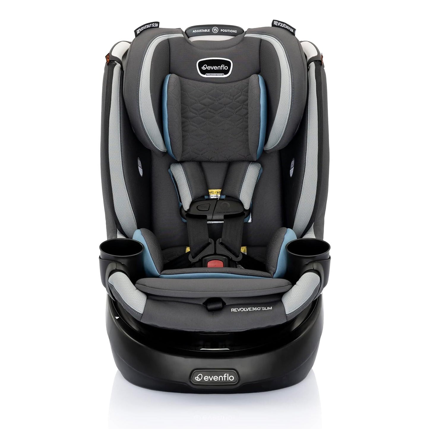 Evenflo Revolve360 Slim 2-in-1 Car Seat (Stow Blue) NEW in DAMAGED BOXED