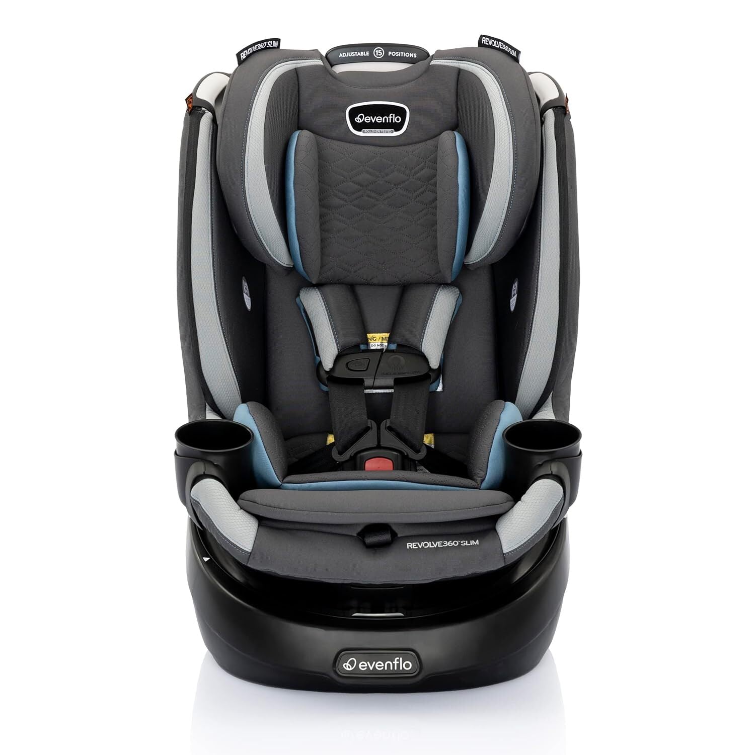 Evenflo Revolve360 Slim 2-in-1 Car Seat (Stow Blue) NEW in DAMAGED BOXED