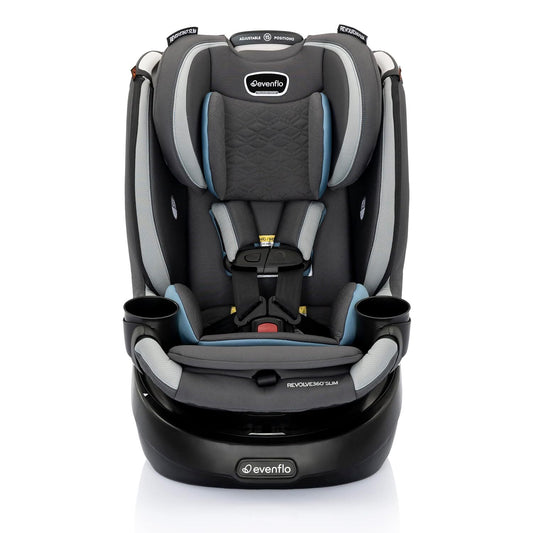 Evenflo Revolve360 Slim 2-in-1 Car Seat (Stow Blue) NEW in DAMAGED BOXED