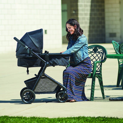 Evenflo Pivot Modular Travel System with LiteMax (Desert Tan)