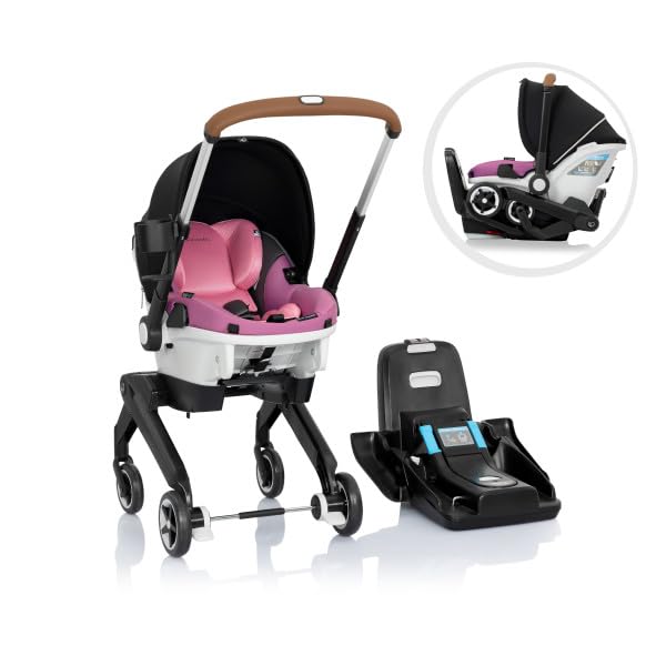 Evenflo Shyft DualRide Travel System opal pink