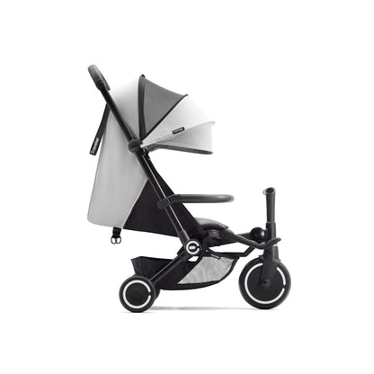 SmarTrike Traveler Compact Stroller, Near-Flat Recline, Everest Grey (Open Box)
