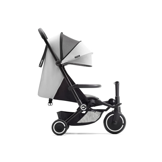 SmarTrike Traveler Compact Stroller, Near-Flat Recline, Everest Grey (Open Box)