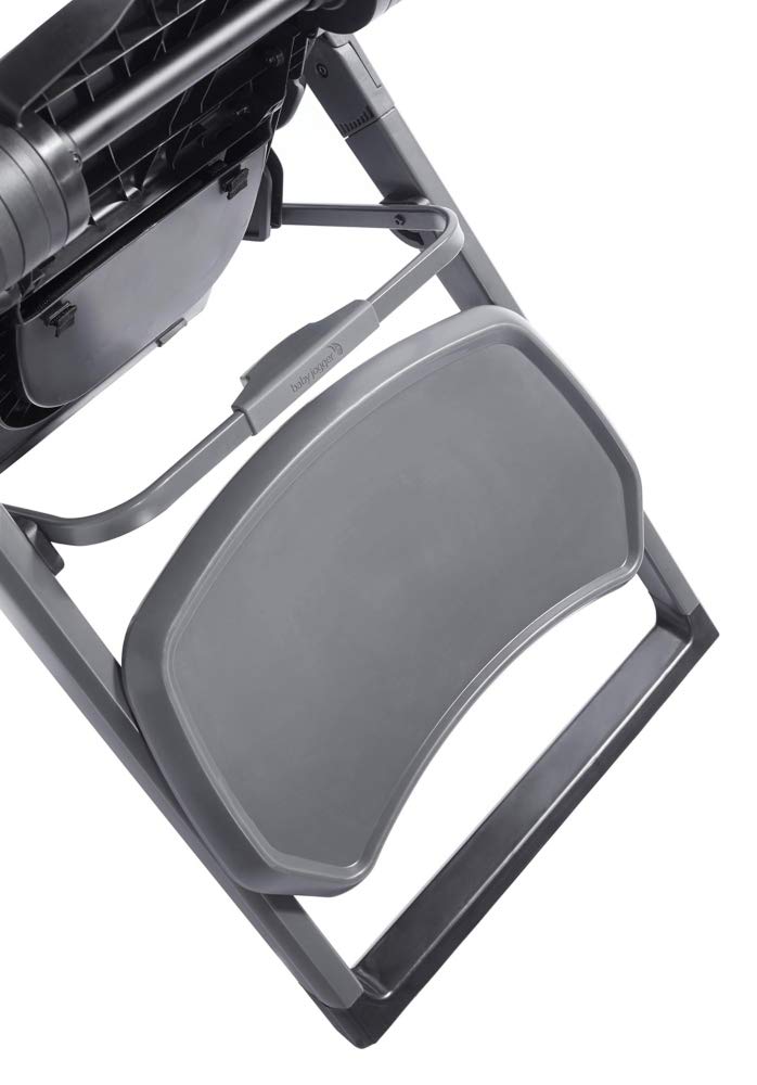 Baby Jogger City Bistro High Chair, Slim Foldable Compact Design, Super Compact Free-Standing Easy Fold, 4 Height Positions, Highchair for Baby with Dishwasher-Safe Tray, Graphite