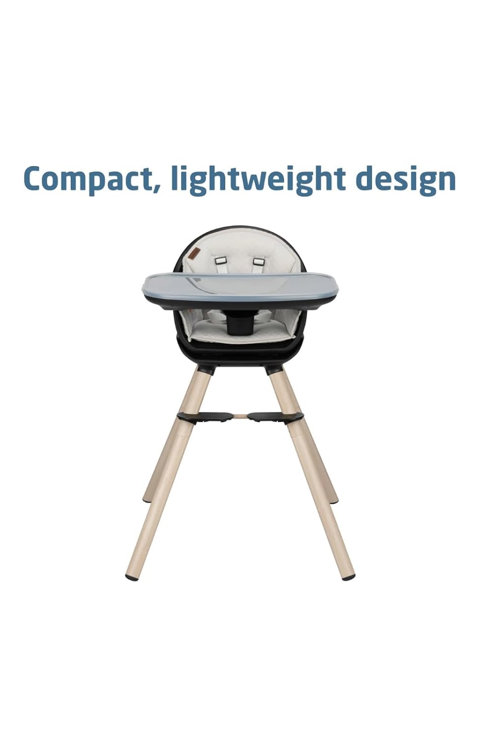 Maxi-Cosi Moa 8-in-1 High Chairs for Babies and Toddlers, Machine Washable Infant High Chair, Compact, Convertible High Chair Lightweight Design, Onyx Sand
