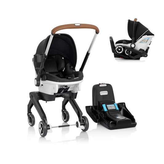 Evenflo Gold Shyft DualRide Car Seat Stroller Combo, Onyx Black