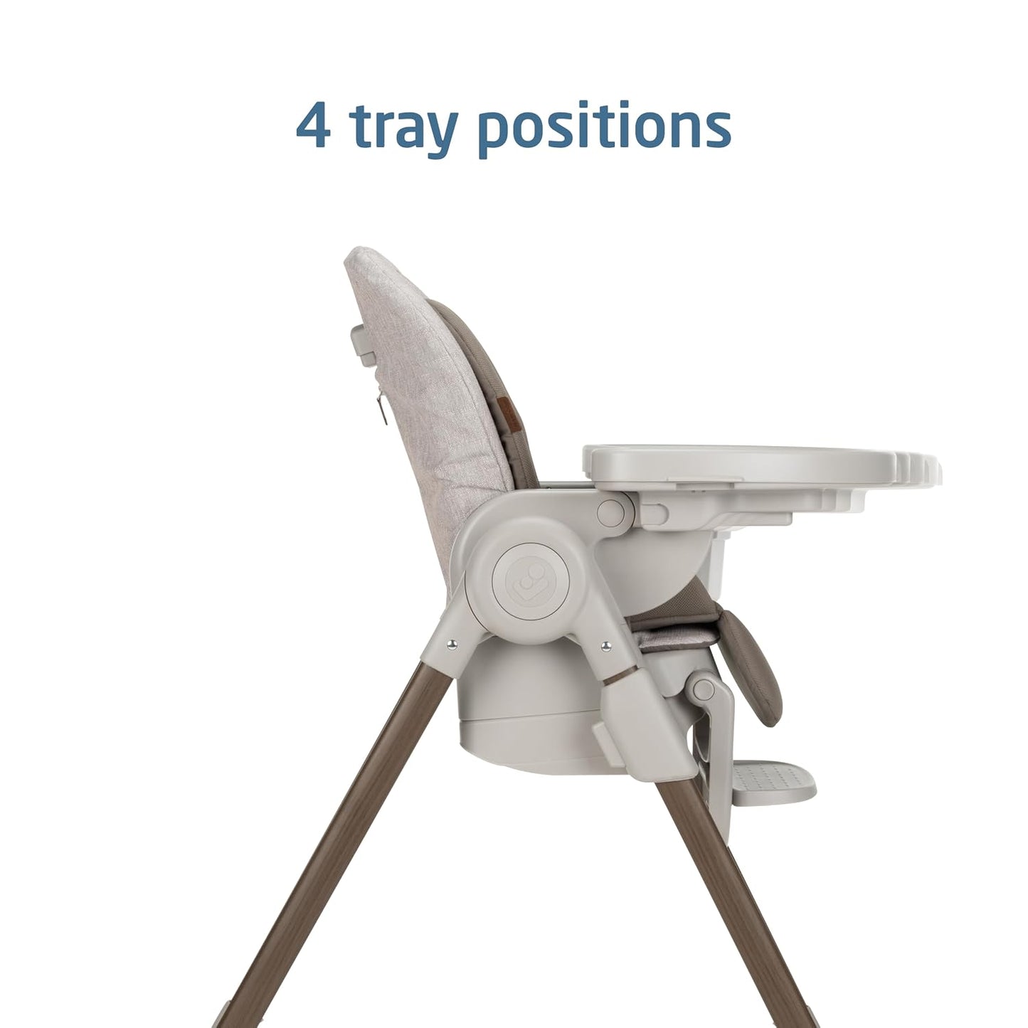 Maxi-Cosi Minla 6-in-1 Foldable High Chair, Classic Truffle (EcoCare Fabric)