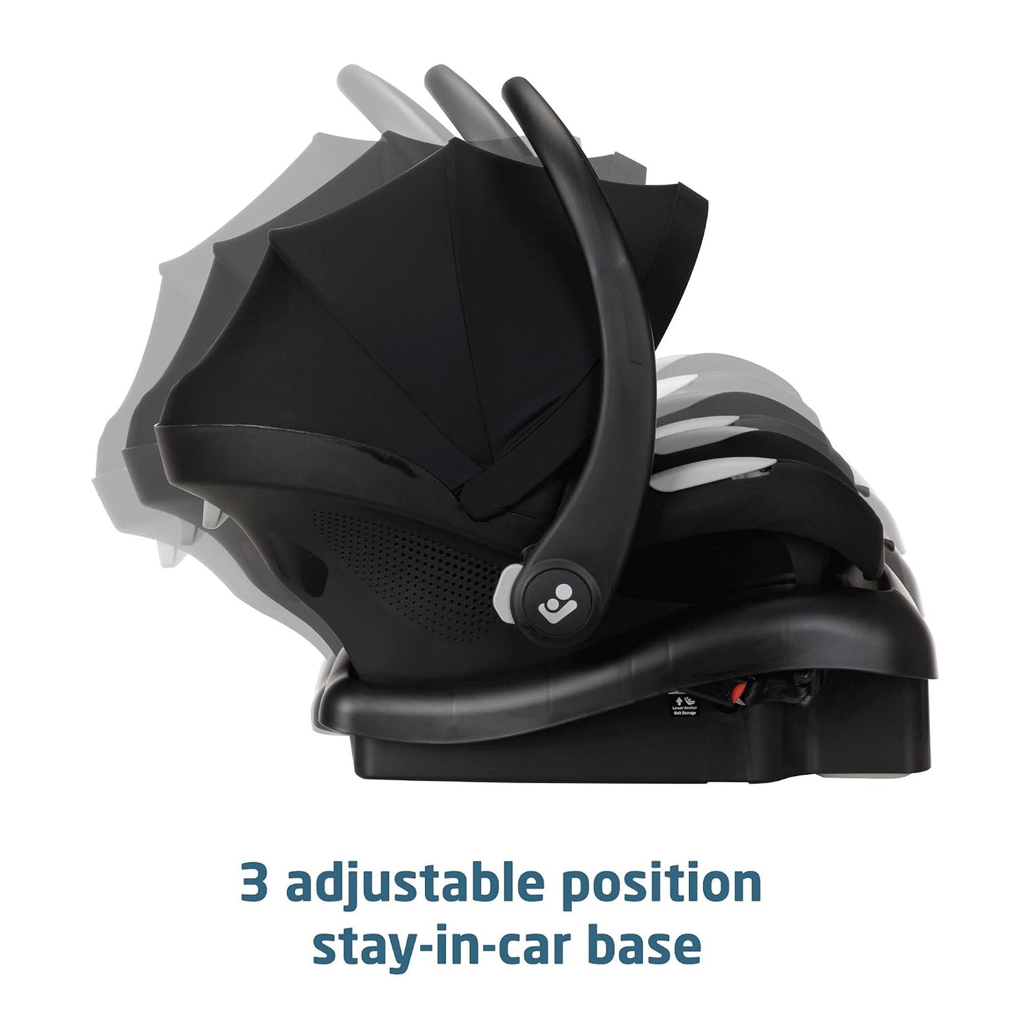 Maxi-Cosi Gia XP Luxe Travel System Stroller and Car Seat, Midnight Black
