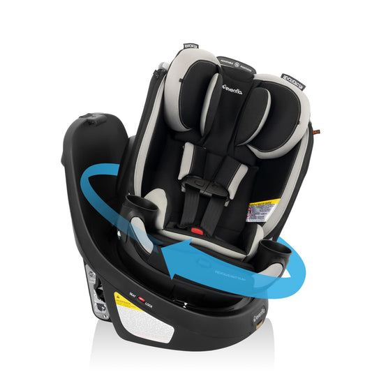 Evenflo Revolve360 Slim 2-in-1 Car Seat(salem black)