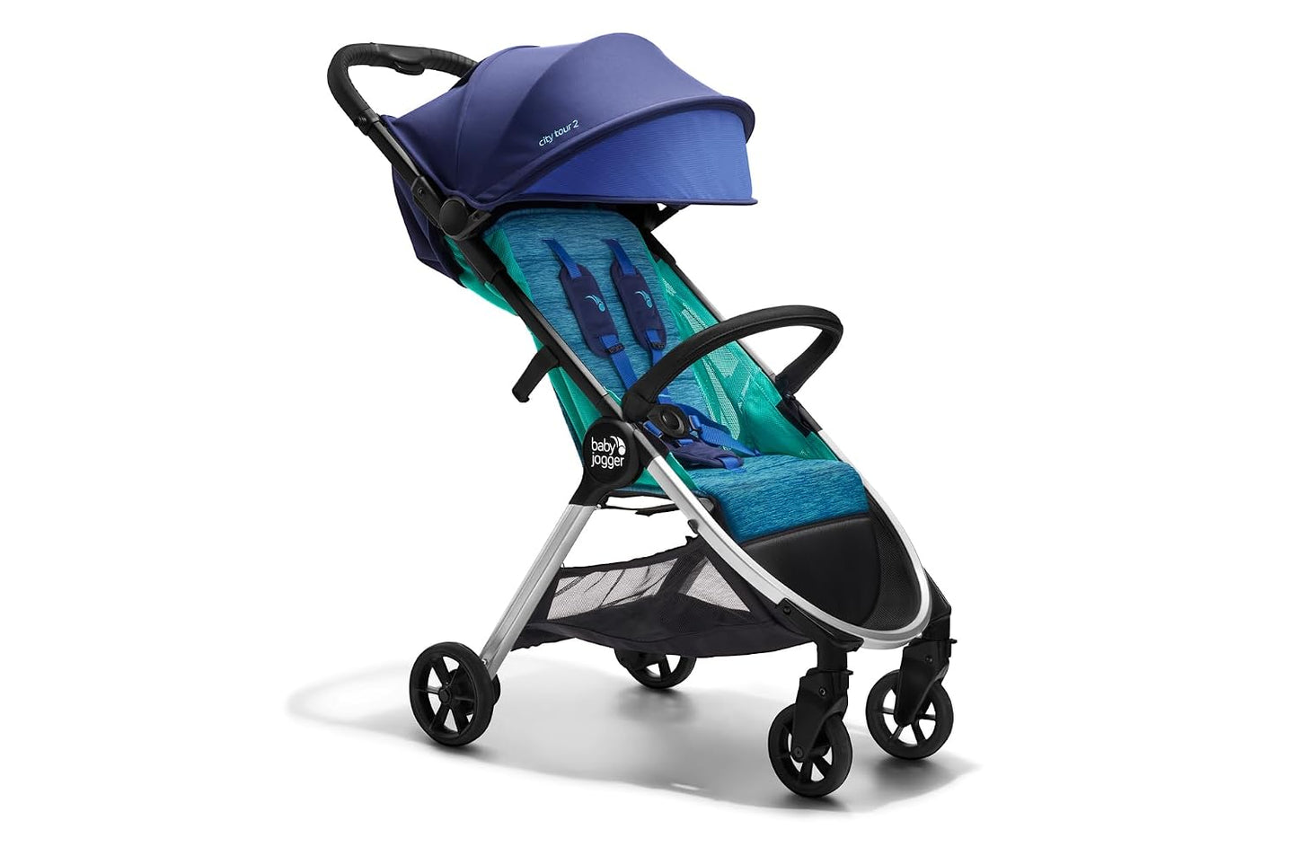 Baby Jogger City Tour 2 Carry-On Approved Compact Stroller, Coastal (New)
