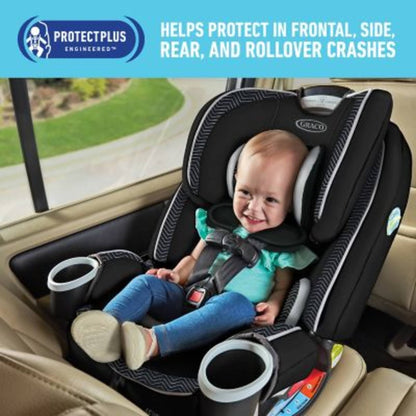Graco 4Ever DLX 4-in-1 Convertible Car Seat, Zagg 2022