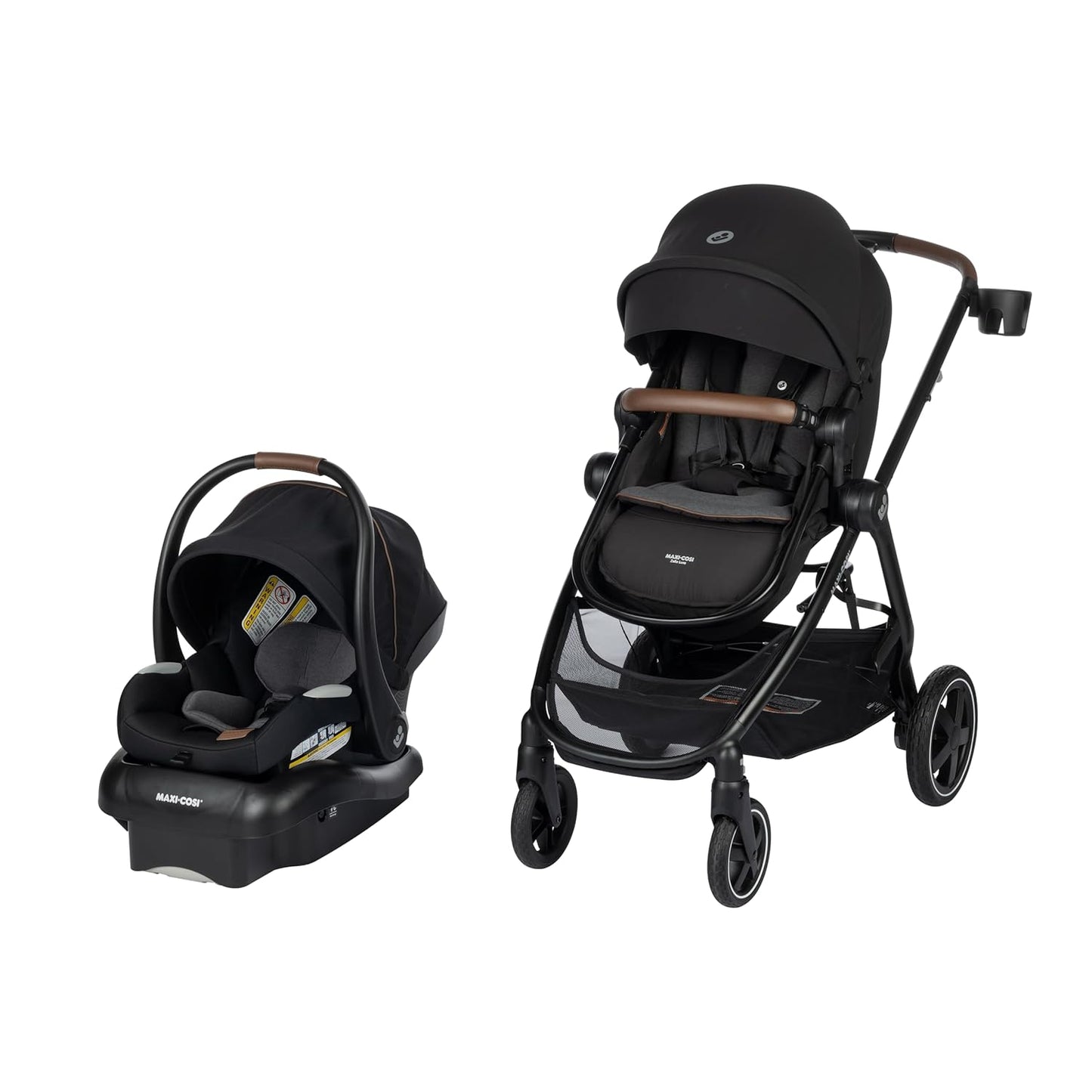 Maxi-Cosi Zelia Luxe 5-in-1 Modular Travel System in New Hope Black USED