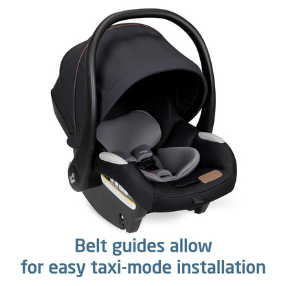 Maxi-Cosi Mico Luxe Infant Car Seat with Base, Rear Facing Car Seat, Midnight Glow