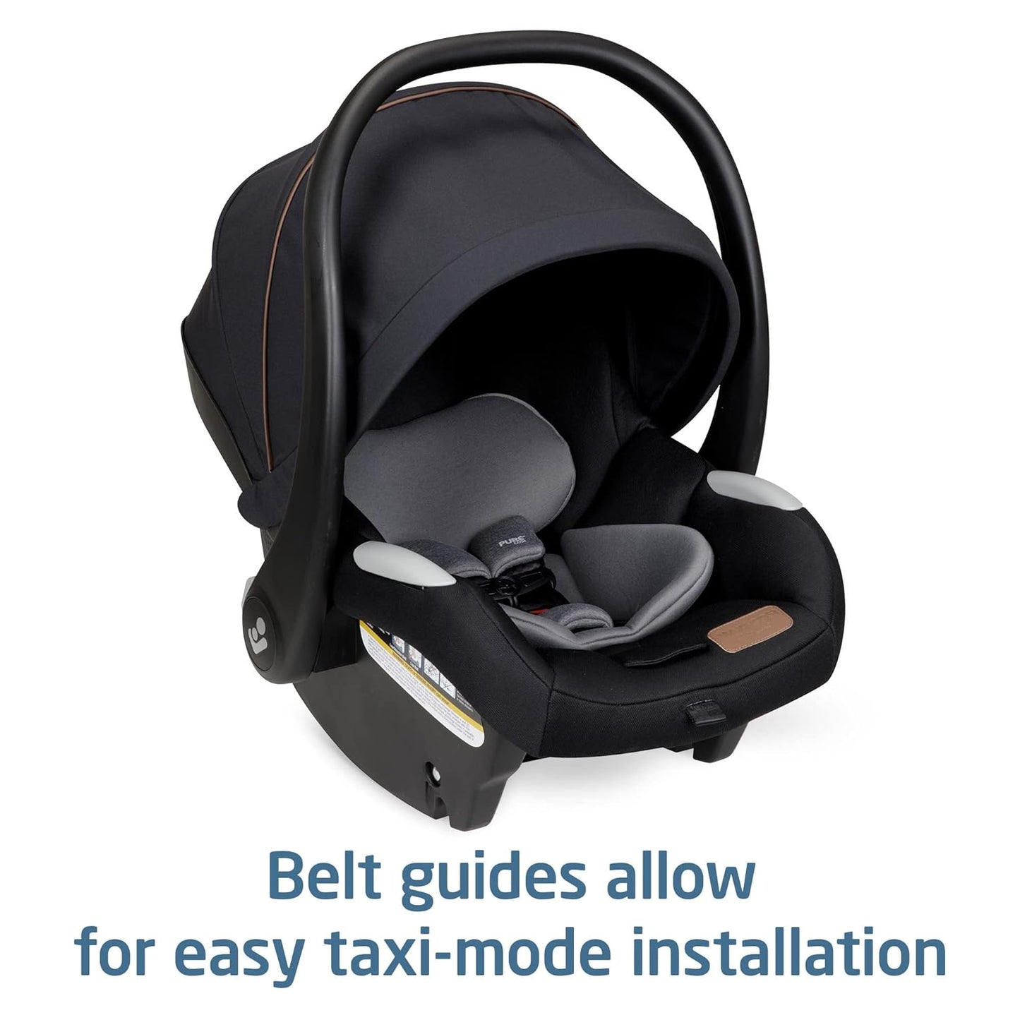 Maxi-Cosi Mico Luxe Infant Car Seat with Base, Rear Facing Car Seat For Babies, Midnight Glow