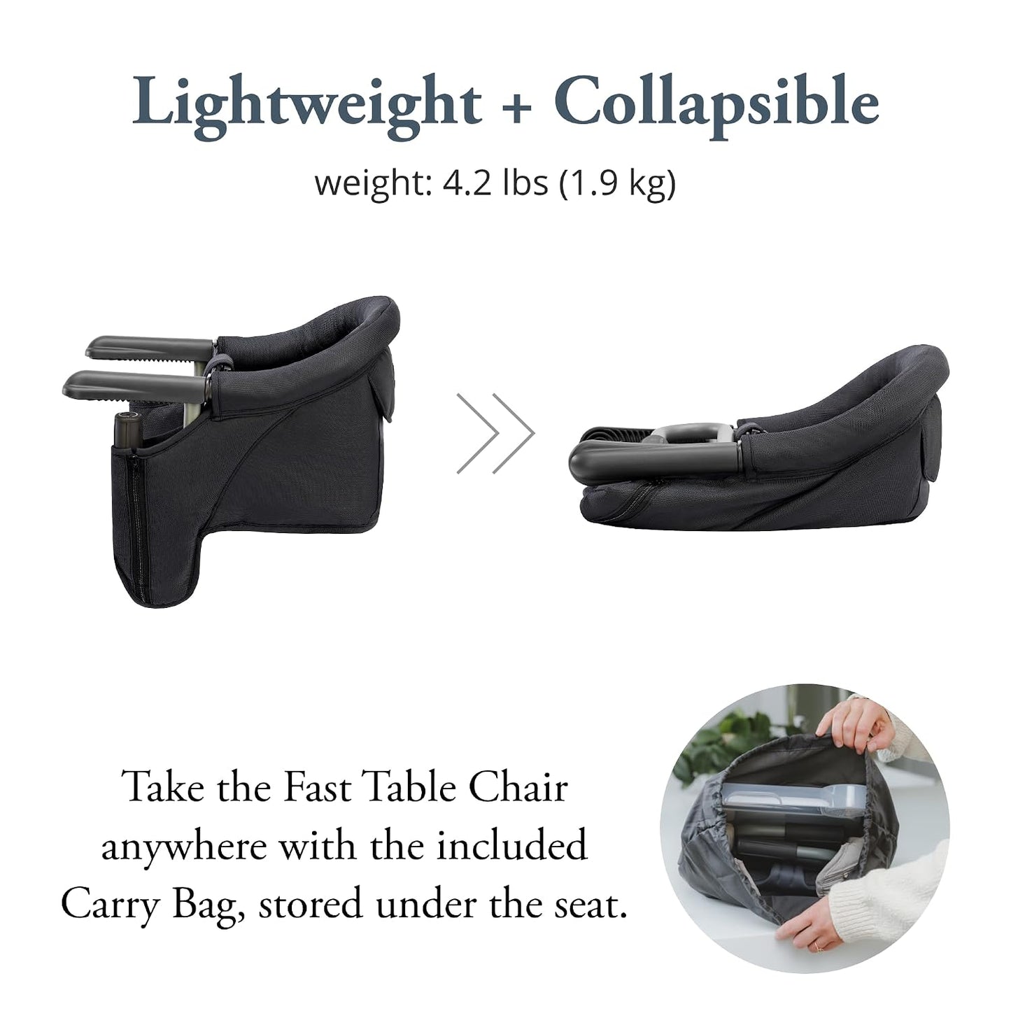 Inglesina Fast Kids Table Chair, fast tray NOT included, Orange (new)