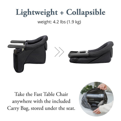 Inglesina Fast Kids Table Chair, fast tray NOT included, Orange (new)