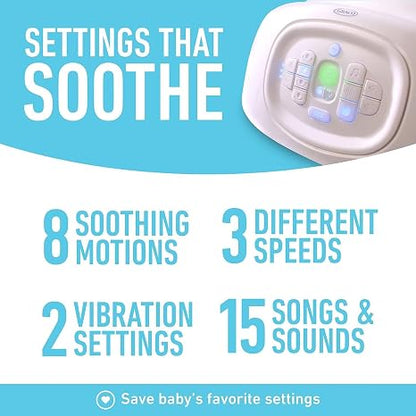 Graco - Sense2Soothe Swing with Cry Detection Technology - Sailor (OPEN BOX)