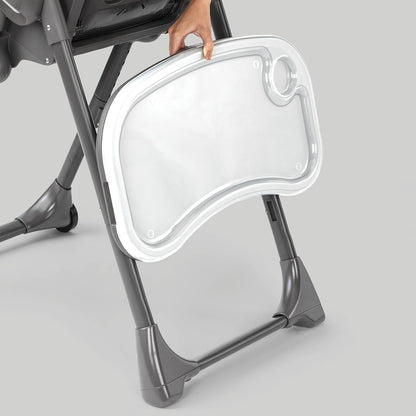 Chicco Polly Foldable High Chair for Babies and Toddlers, Space-Saving | Taupe (Open Box)