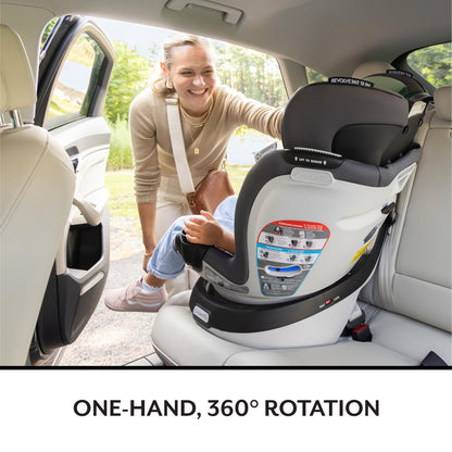 Evenflo Gold Revolve360 Slim 2-in-1  Rotational Car Seat with Green (peridot green)